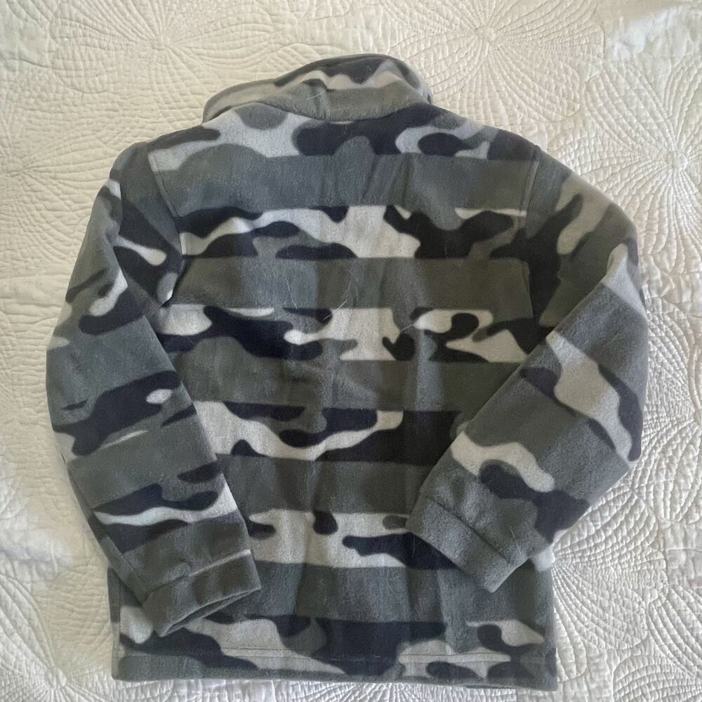 Columbia Boys Zing III Gray Camo Printed Fleece Jacket Size Xs 6-7 - Picture 3 of 4